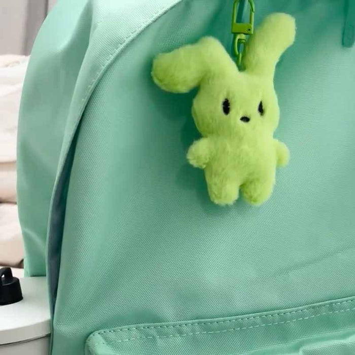 Wholesale Rabbit keychain cute and sweet plush backpack pendant accessory
