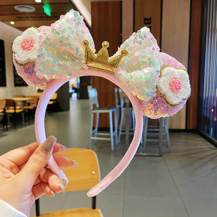 Wholesale hair accessories face wash cute funny mermaid cartoon headband headdress