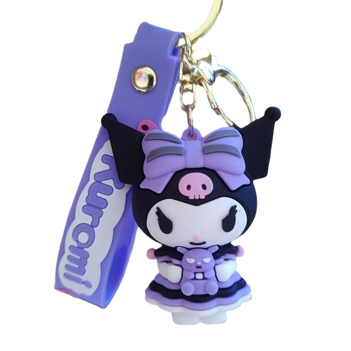 Wholesale Cartoon Silicone Doll Keychain JDC-KC-KuangK030