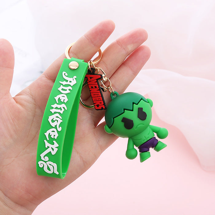 Wholesale Cute Cartoon Soft Rubber Doll Keychain JDC-KC-BoYue009