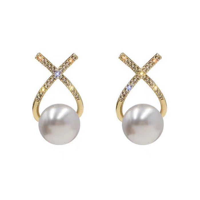 Wholesale Square Cat's Eye Alloy Earrings JDC-ES-Chengx004