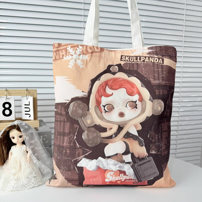 Wholesale Large capacity canvas shoulder bag for girls