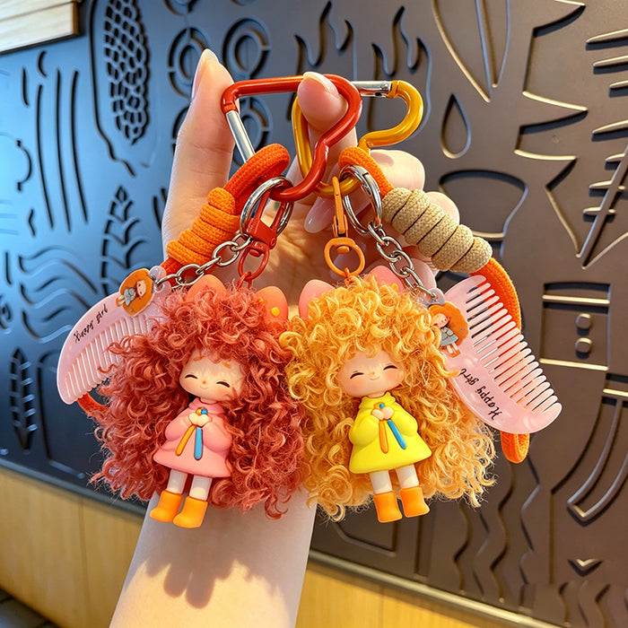 Wholesale Trendy Cartoon Girl Keychain With Soft Glue Nafu Doll Design For Bag Car Or Office Decor