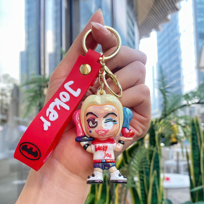 Wholesale Cute and quirky silicone cartoon keychains