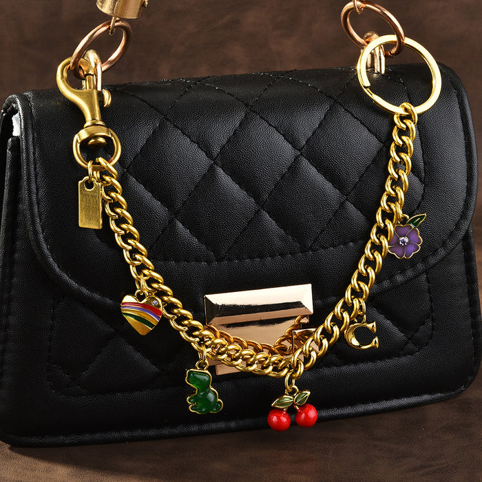 Wholesale Fruit Chain Small Pendant Accessories Shoulder Crossbody Chain Removable Decoration