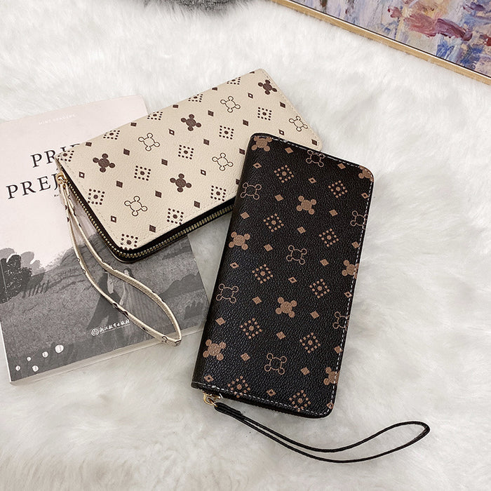 Wholesale New Leopard Print Retro Long Wrist Wallet Fashionable All-match Small Bag Wallet JDC-WT-SC004