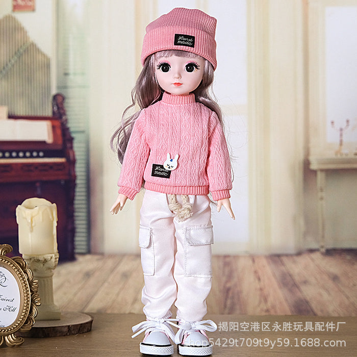 Wholesale Sweater doll change clothes 12 inch pants hat socks