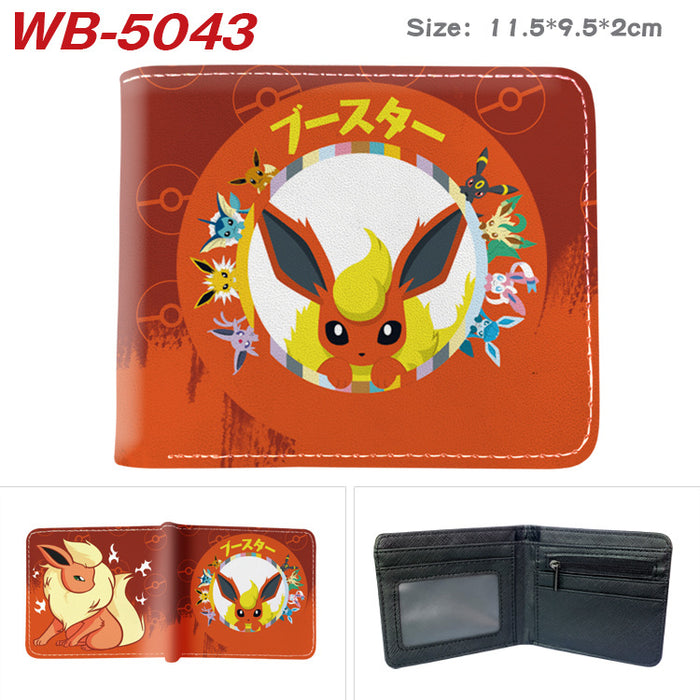 Wholesale Cute Anime Elf Pattern PU Bifold Wallet Short Card Holder Coin Purse Everyday Chic Fashion Accessory