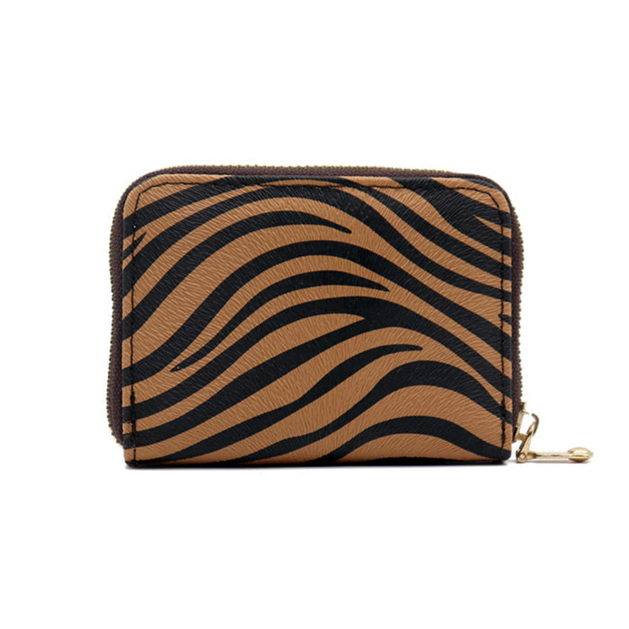 Wholesale Short Animal Print Organ Card Holder Coin Purse JDC-WT-DaoDao001