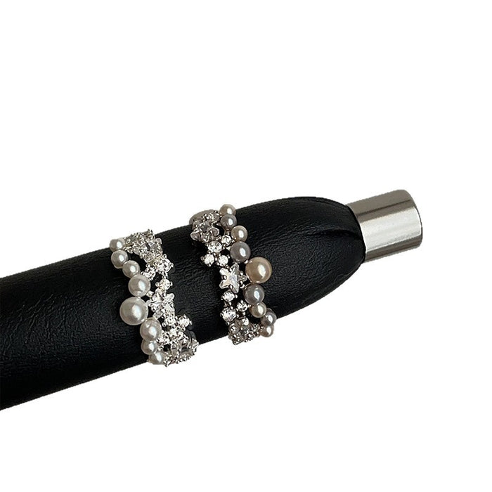Wholesale Pearl and Zircon Ring