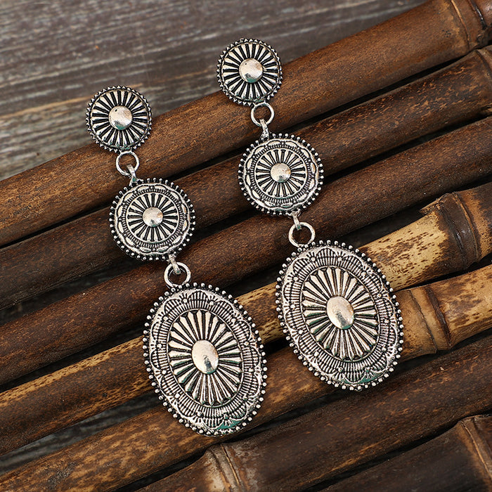 Wholesale Vintage Tassel Drop Long Chain Earrings