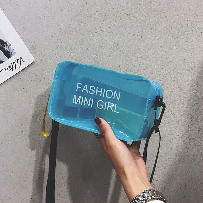 Wholesale New Small Bag Transparent Handheld Shoulder Cross Shoulder Chain Bag