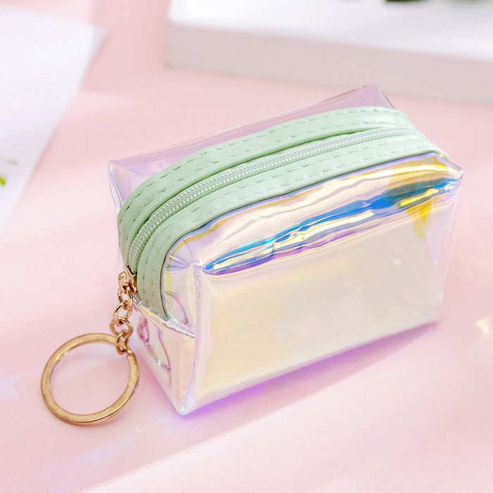 Wholesale PU Transparent Laser Coin Purse JDC-WT-YuanYi002