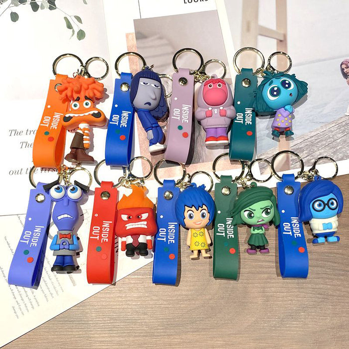 Wholesale Drip Glue Cartoon Doll Keychain JDC-KC-Gongz051