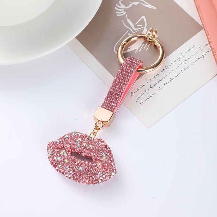 Wholesale Minimalist Lip Keychain Bag Charm