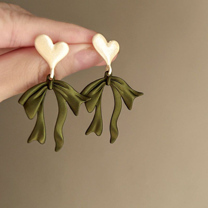 Wholesale Green Alloy Earrings JDC-ES-Guany009