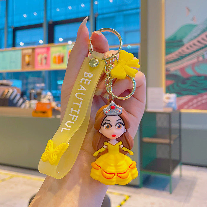 Wholesale Silicone Cartoon Doll Keychain JDC-KC-JiShi003