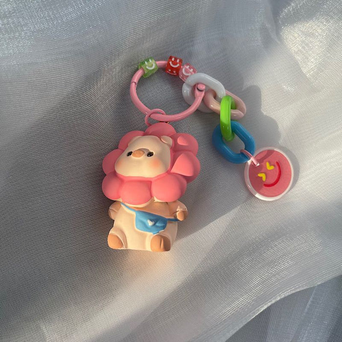 Wholesale Doll Pig Cute Keychain JDC-KC-LiY001