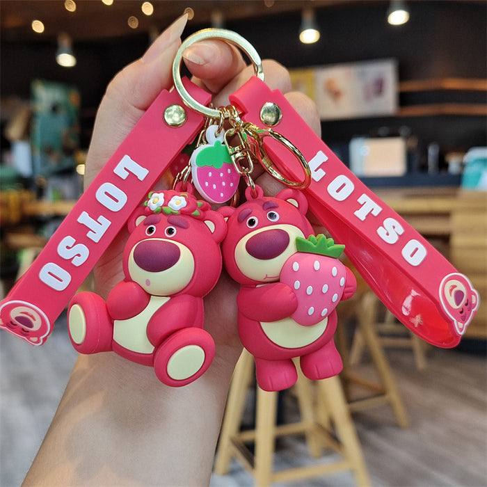 Wholesale Cartoon Silicone Doll Keychain JDC-KC-ZhuoRan014