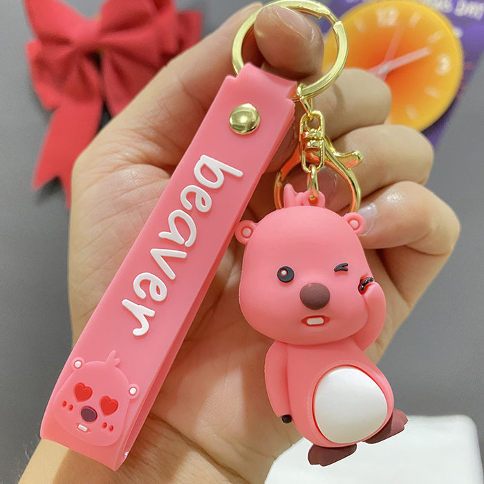 Wholesale PVC cartoon doll Keychain JDC-KC-WuYi097