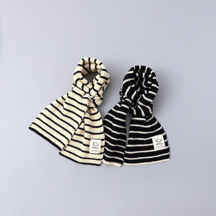 Wholesale Winter Striped Children's Hat Scarf Two Piece Set JDC-SF-Jieh001