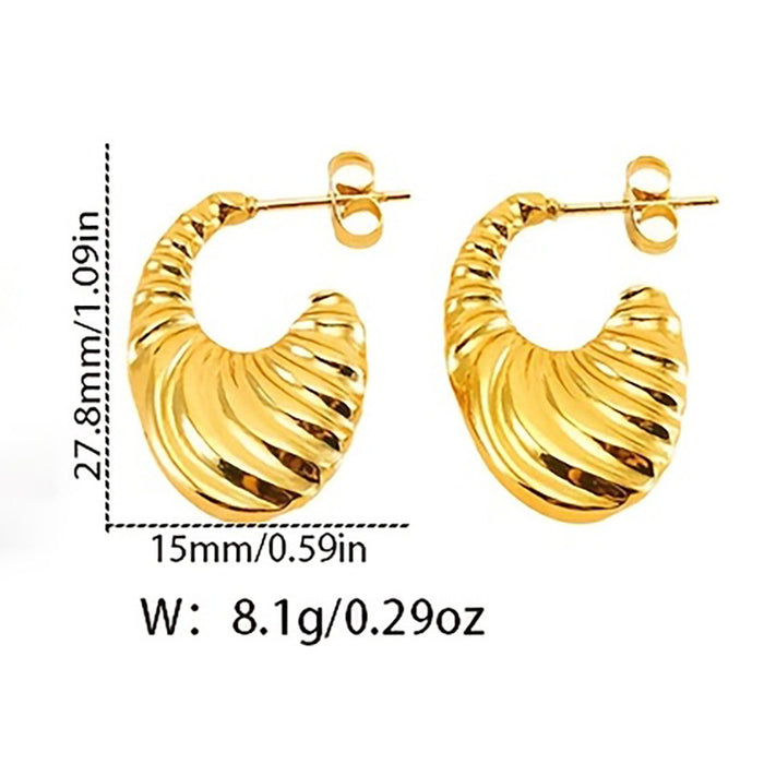 Wholesale Stainless Steel Geometric Earrings Earrings