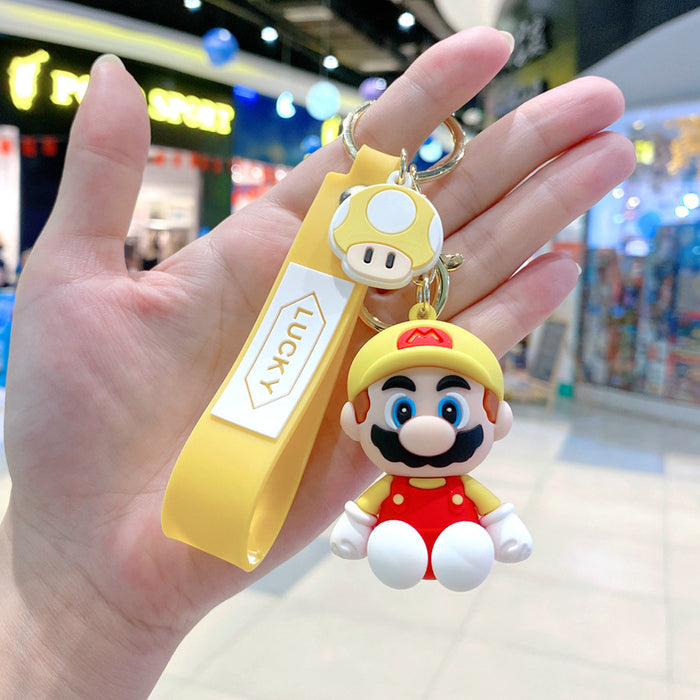 Wholesale Cartoon  Keychain Ring car Bubble  Doll Pendant