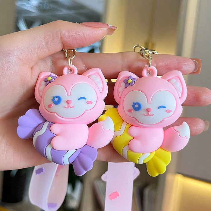 Wholesale Creative Cartoon Resin Doll Keychain JDC-KC-XingLao011