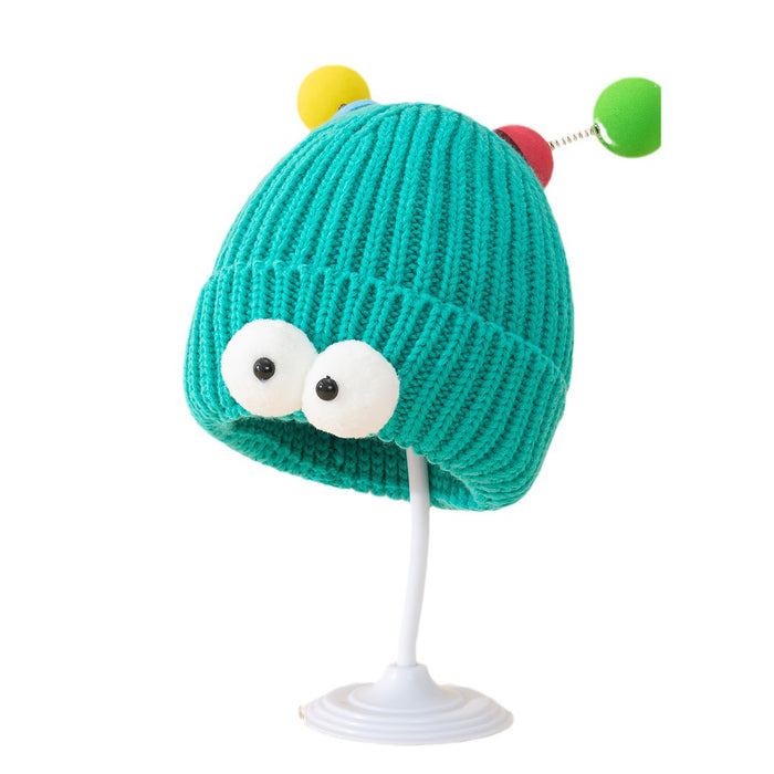 Wholesale Monster Cartoon Big Eyes Autumn and Winter Knitted Beanie JDC-FH-SNa002