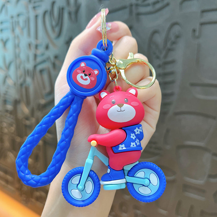 Wholesale Silicone Cartoon Doll Keychain（S） JDC-KC-YanG034