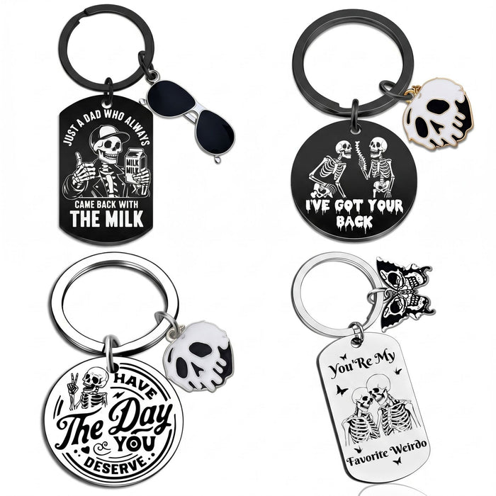 Wholesale Stainless Steel  Ghost Keychain Fashion Accessory for Party Gifts MO1：5
