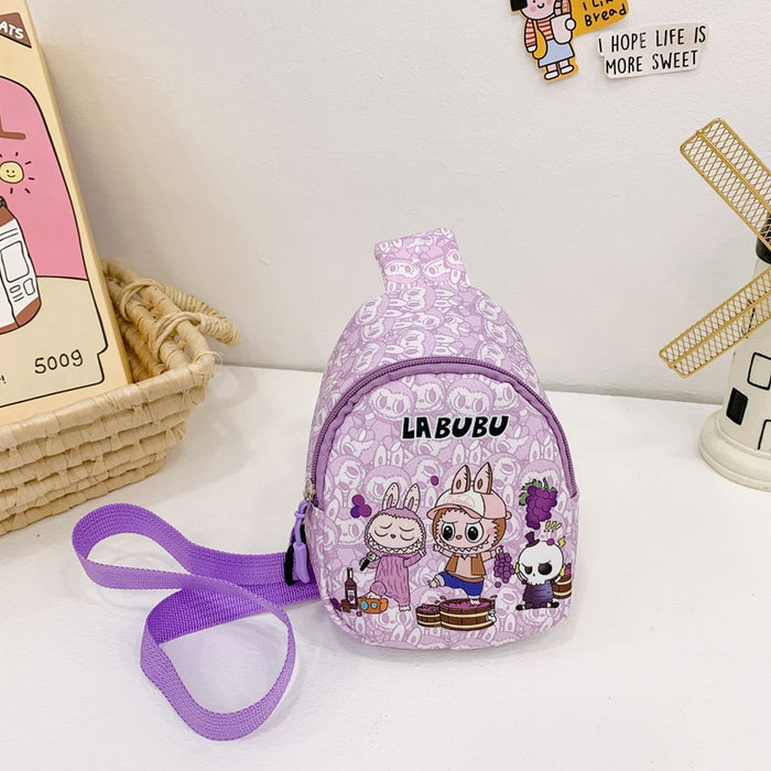 Wholesale Children' s Plush Fabric  Cute Cartoon Shoulder Bags