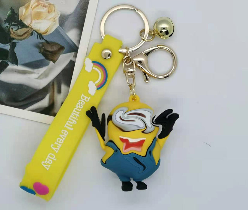 Wholesale cartoon little character doll key chain pendant bag car key chain accessories gift