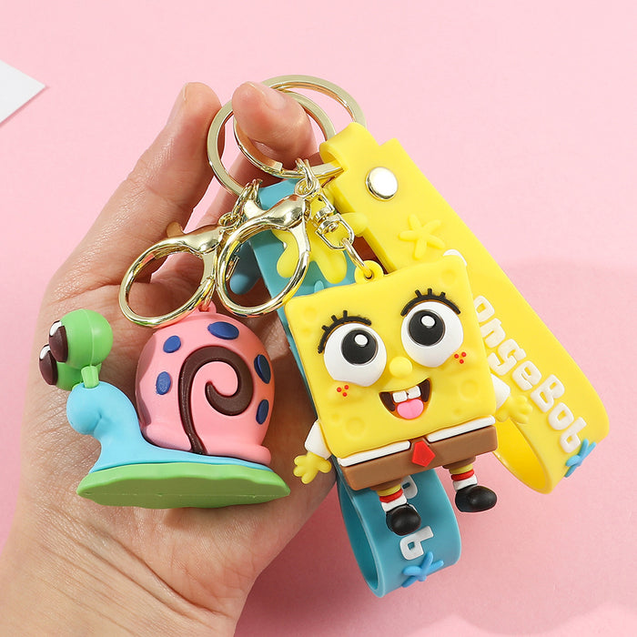 Wholesale Halloween Cartoon Silicone Doll Keychain JDC-KC-QiChao054