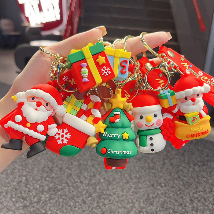 Wholesale Keychain Cute Christmas Tree Little Elk Christmas Socks