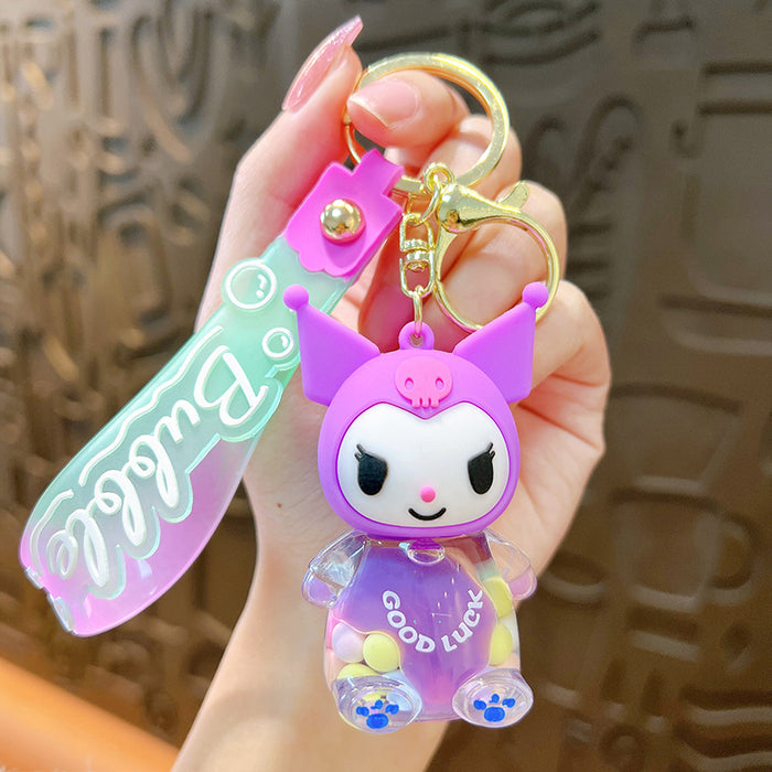 Wholesale Cartoon Acrylic Oil Keychain JDC-KC-YanG037