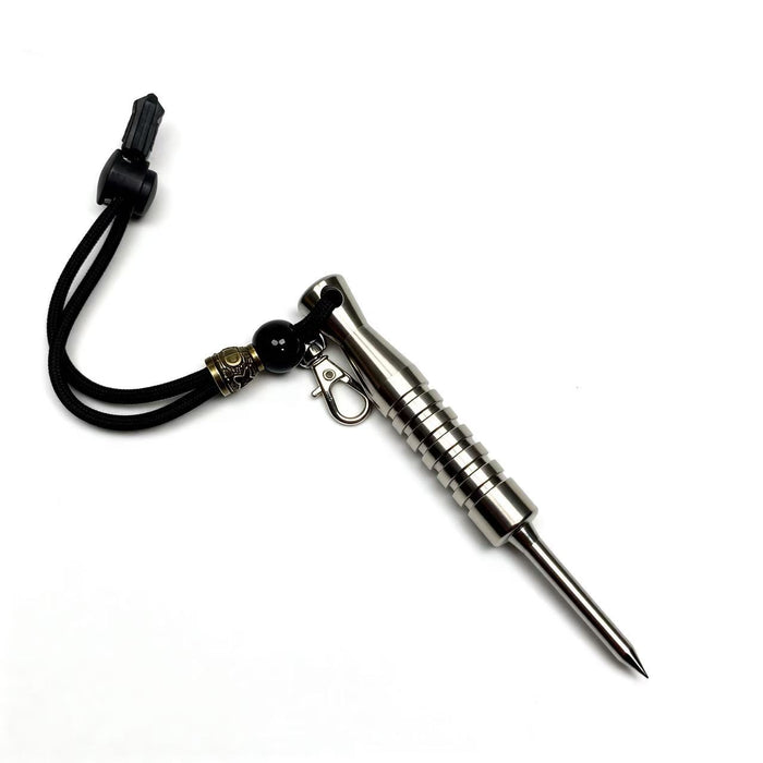 Wholesale 304 Stainless Steel Tea Needle Self Defense Tool EDC Multi Functional Hidden Pendant Window Breaker Boutique Resale