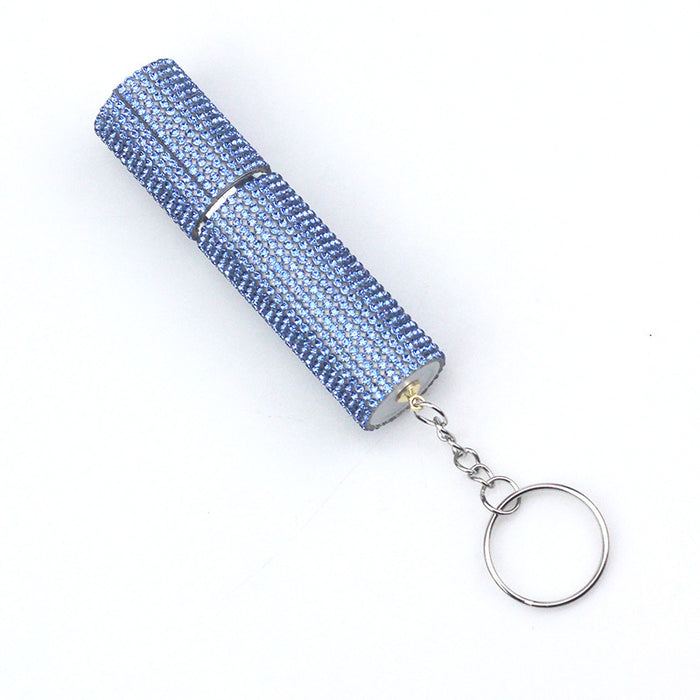Wholesale Stylish 10Ml Rhinestone Perfume Bottle Pendant Portable Fashion Jewelry Accessory Gift Resale