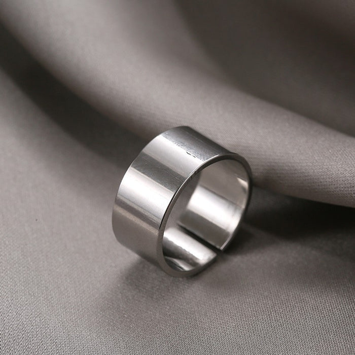 Wholesale Titanium steel ring three piece set jewelry with non fading design, niche opening adjustable