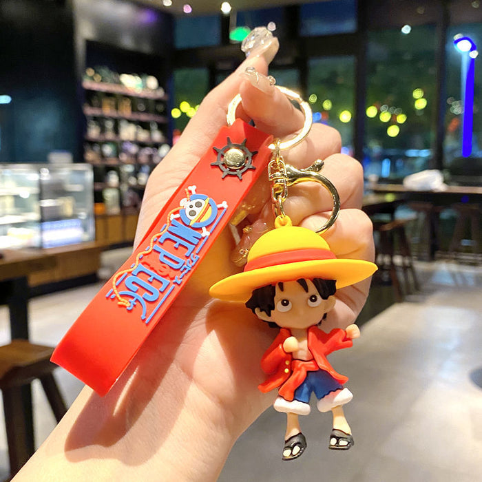 Wholesale Metal Keychain Cartoon Anime Cosplay Bag Charm Gift for Car Key Accessory MOQ≥2