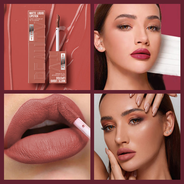 Wholesale Matte matte liquid lipstick, non stick cup velvet lip gloss, lip gloss, lip gloss