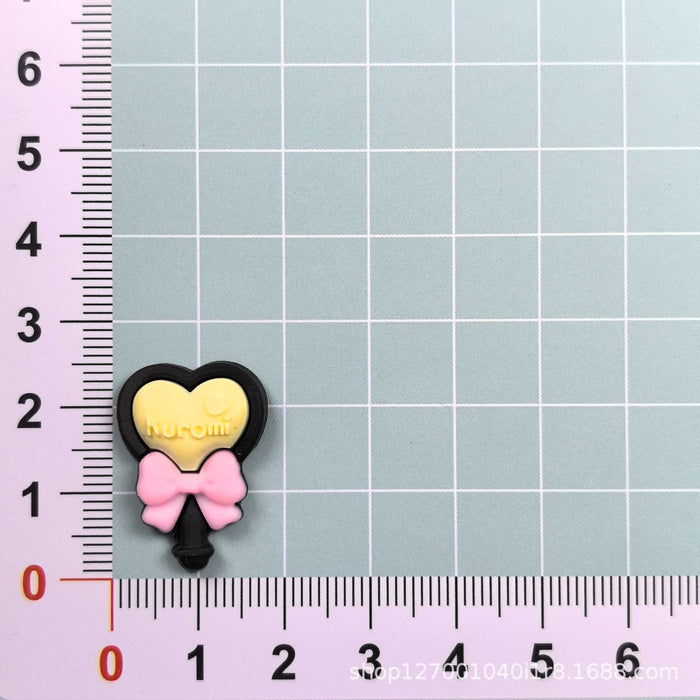 Wholesale DIY kit accessories PVC soft rubber phone case slippers shoe buckle decoration cup patch