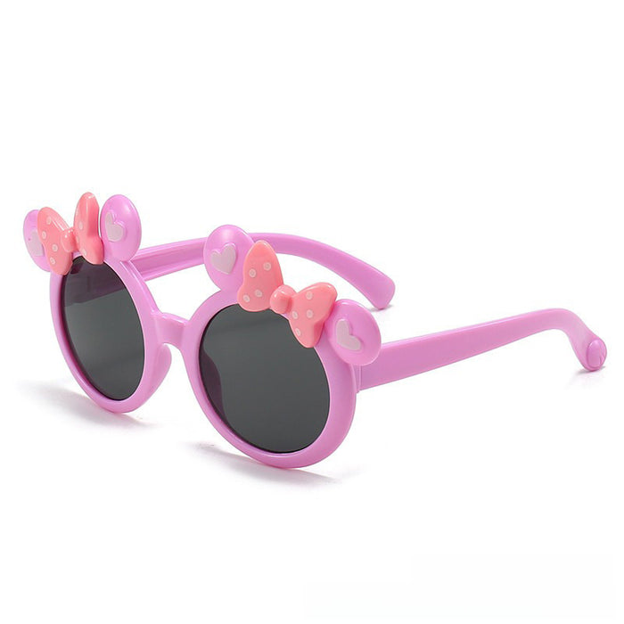 Wholesale Children's Sunglasses Fashion Cute Cartoon Sunglasses Personalized Girls' Sunshade Glasses