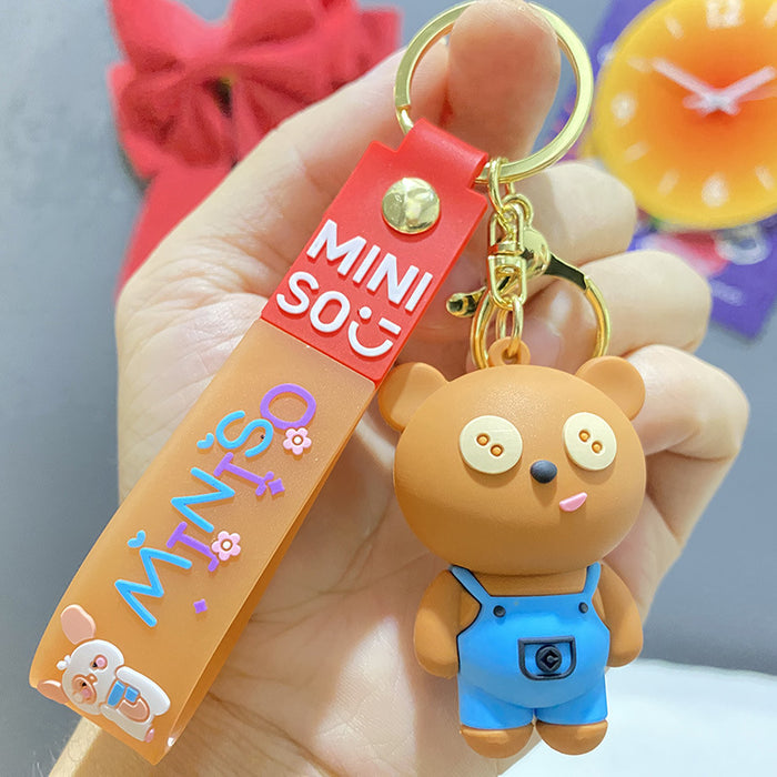 Wholesale PVC Cartoon Doll Keychain JDC-KC-WuYi131