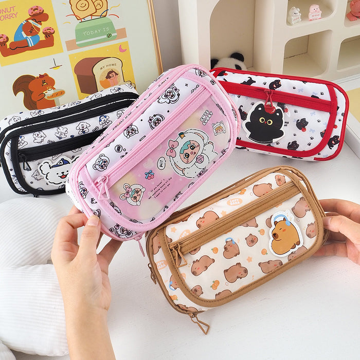 Wholesale Cartoon Pencil Bag Large Capacity Stationery Bag