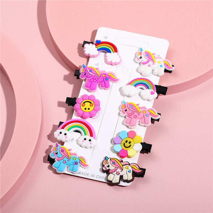 Wholesale 10pcs/14pcs Cute Cartoon Children's Side Clips JDC-HC-Zhuoa001