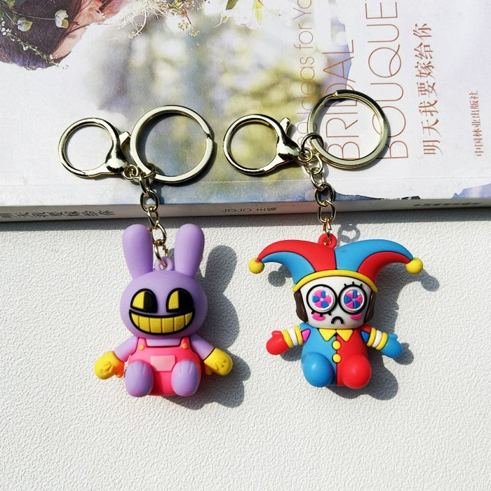 Wholesale PVC Cartoon Doll Keychain JDC-KC-WuYi158