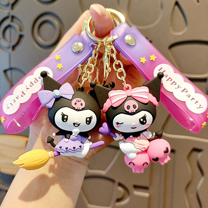 Wholesale 5pcs Cartoon keychain, cute backpack pendant, car keychain