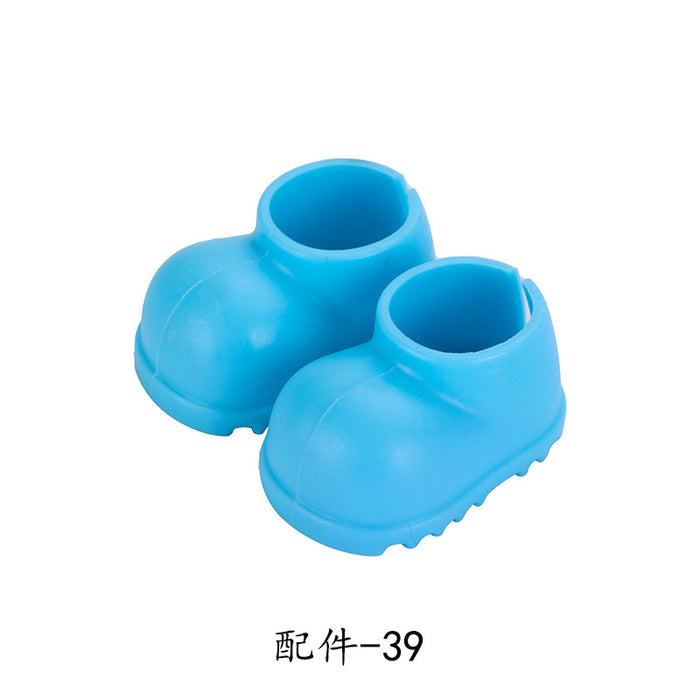 Wholesale  Adaptable Keychain Hanging Cotton Doll Plush Toy Dress-Up Shoes Boots with Pendant