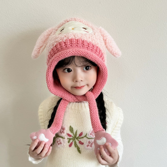 Wholesale Winter Baby Hat Warm Men's and Women's Children's Bag Head Cap Cute Super Cute Cartoon Children's Plush Ear Protection Cap